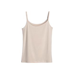 小吊带背心女打底短款莫代尔黑白修身上衣外穿内搭可调节薄高弹夏