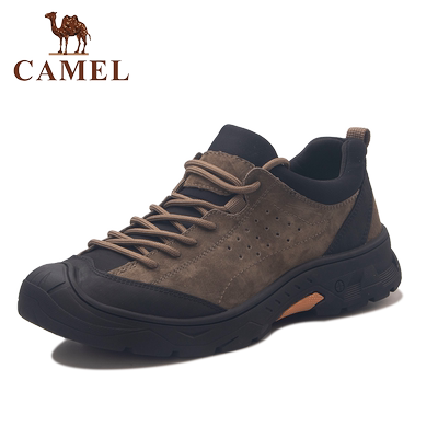 骆驼男鞋户外休闲软底软面透气