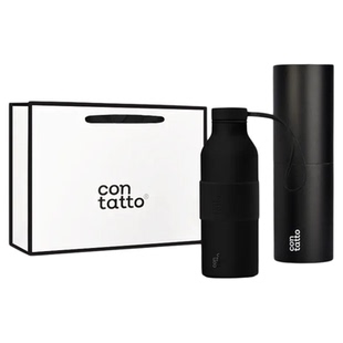 意大利contatto不锈钢保温杯男款便携手提车载水杯送男生新年礼物