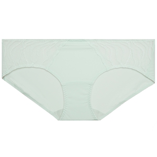 爱美丽IMIS商场内裤女波纹蕾丝柔软包臀棉裆低腰平角裤IM23BIL2