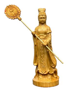 崖柏木雕古风仕女宫女摆件送礼
