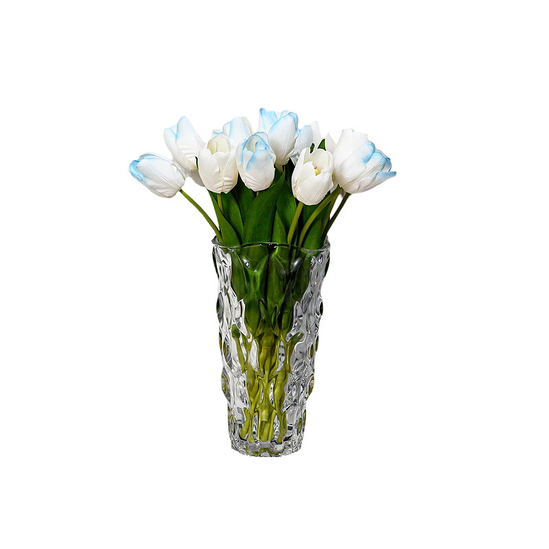 手感桌面郁金香花束仿真花拍照花