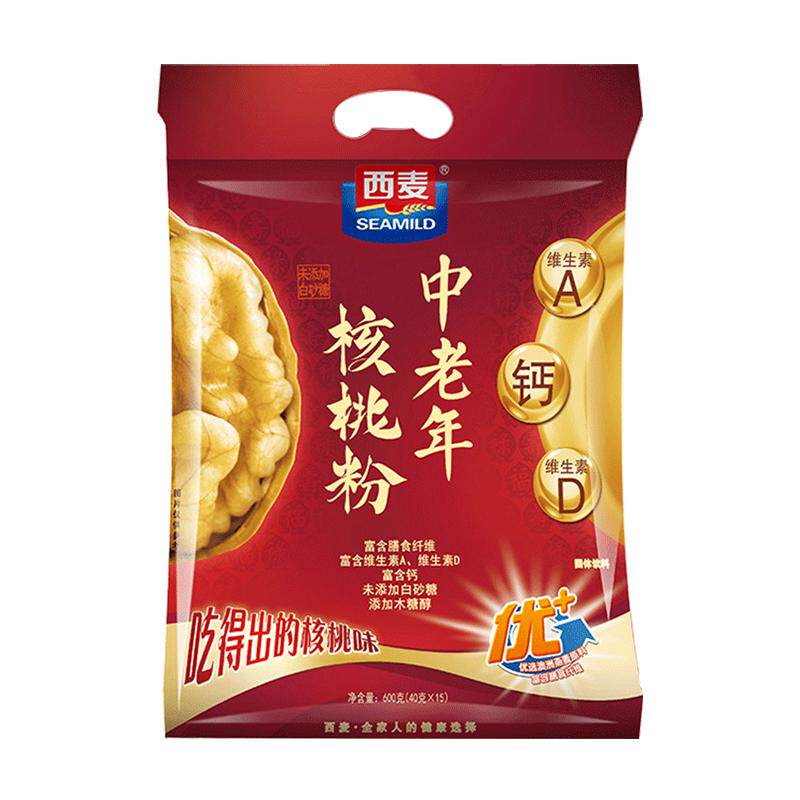 中老年核桃粉冲饮谷物营养早餐