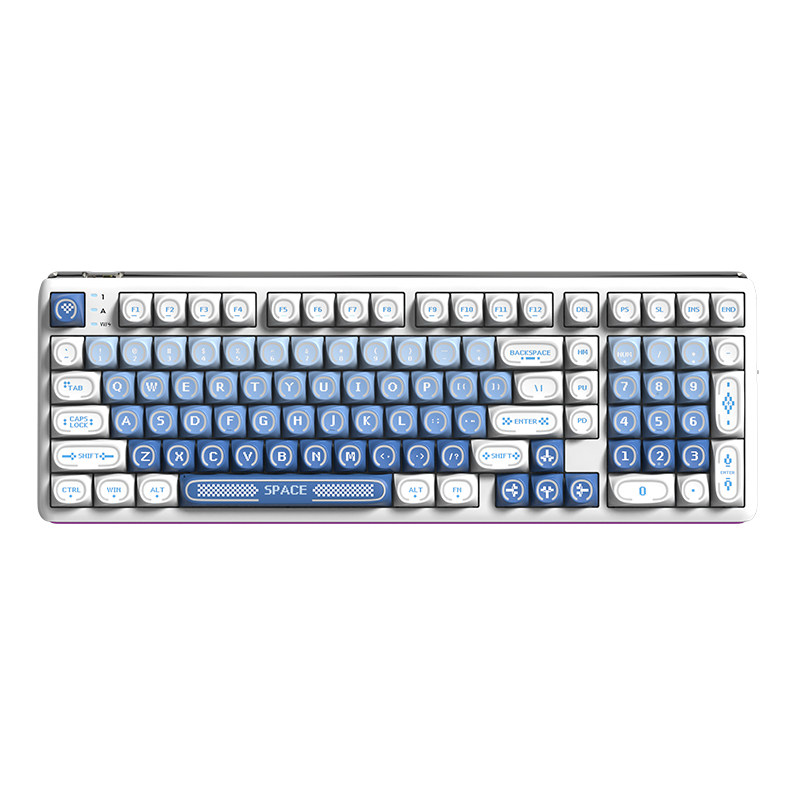 RK K99星刃客制化三模机械键盘电竞有线无线2.4g双8k回报率RGB