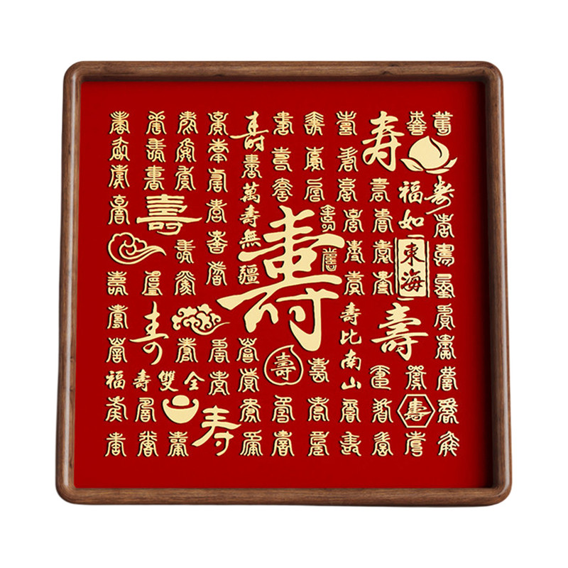 铜礼阁百寿图祝寿摆件送老人长辈