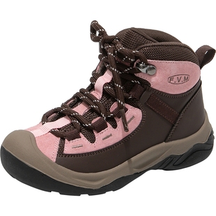 女童鞋子儿童登山鞋2025新款秋冬超火小女孩户外轻便高帮大童运动