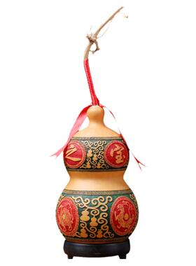 天然葫芦雕刻摆件图案丰富