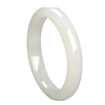 买1送1天然和田玉冰晴水仙女玉镯