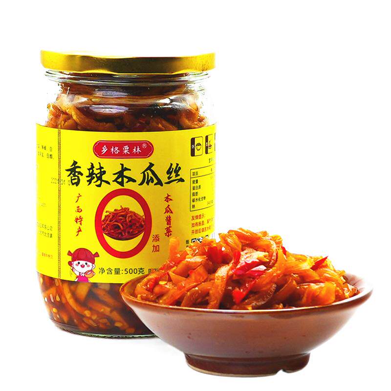 木瓜酱菜下饭菜香辣木瓜丝