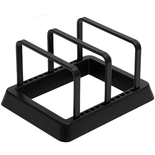 双枪砧板架塑料厨房置物架子菜板架案板架锅盖架家用厨用架子