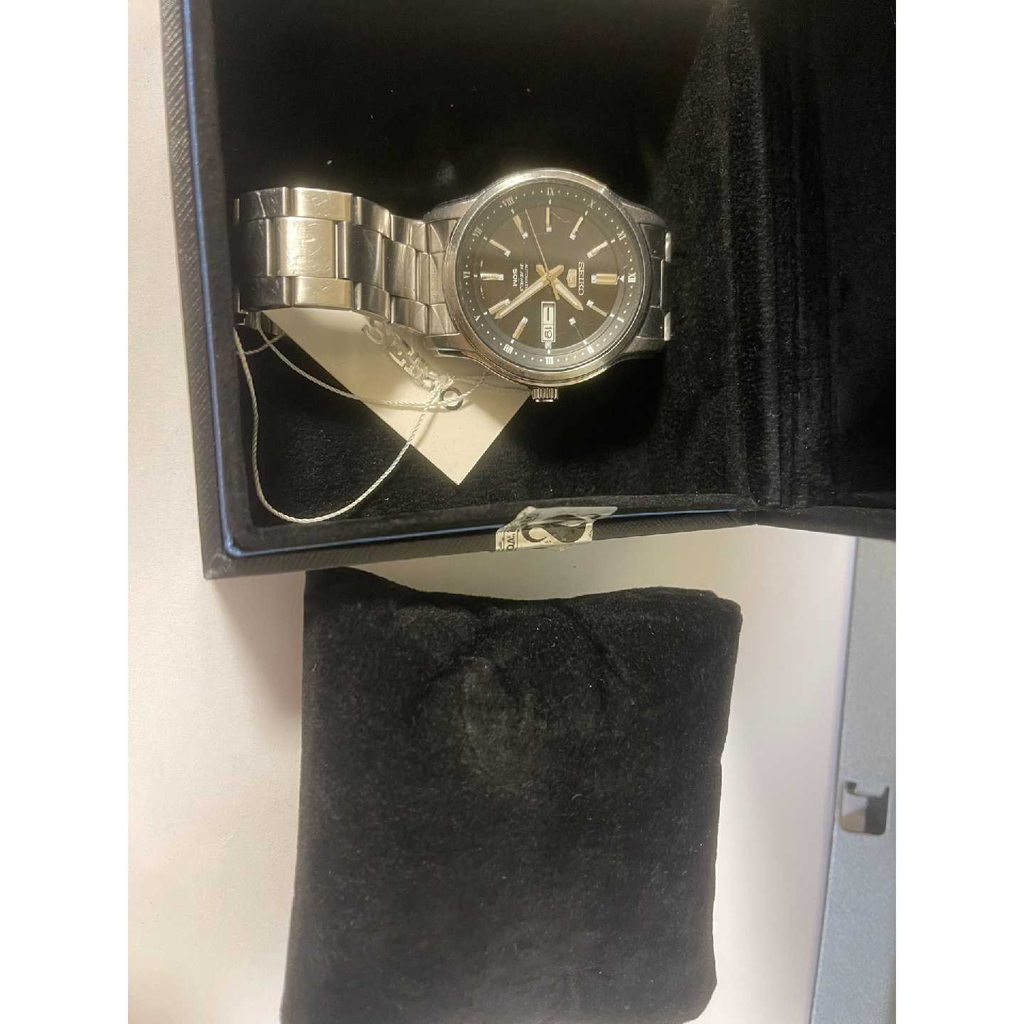 议价精工男表SEIKO5号系列背透自动上链机械男表SNKP11K可维修