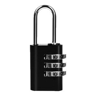 得力密码挂锁家用小型铝合金门锁防盗宿舍健身房抽屉锁行李箱小锁