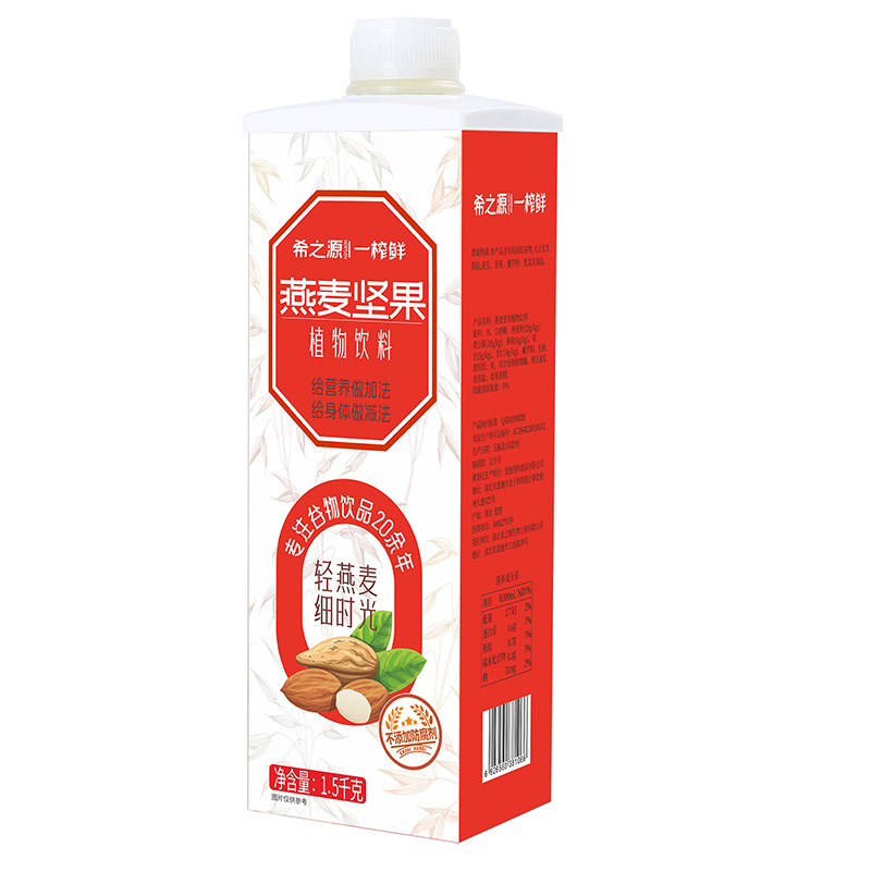 燕麦饮料希之源一榨鲜1.5kg*6瓶
