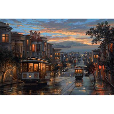 拼图治愈系成年大型油画解压