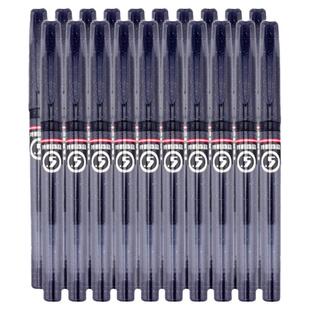 宝克中性笔黑色学生闪钻水性笔36支文具用品碳素笔头0.5mm笔芯签字备考试专用速干书写作业全针管式PC1808女