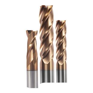 60度4刃2刃钨钢铣刀CNC加工中心刀具平底洗刀涂层钢用合金立铣刀