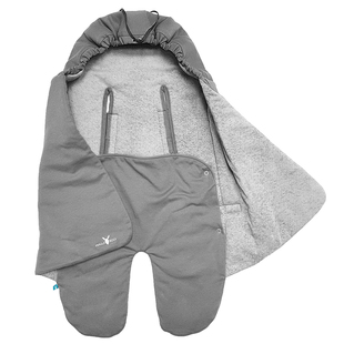 荷兰Wallaboo婴儿包被纯棉珊瑚绒抱被毯初生宝宝睡袋春秋新生