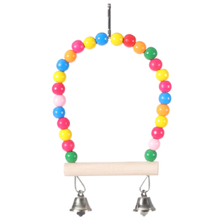 鹦鹉秋千爬梯玩具用品鸟用吊环云梯虎皮玄凤牡丹鸟笼配件梯子啃咬