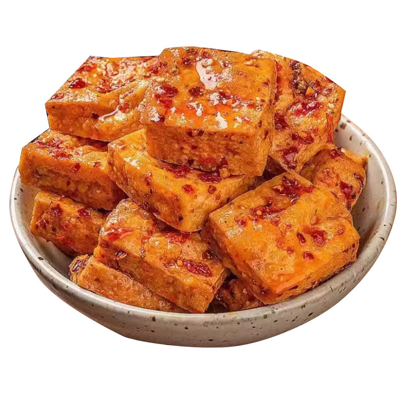 爆汁豆腐干网红虎皮豆腐干