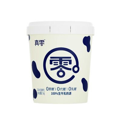 真零低温大桶酸奶1kg无添加