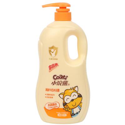 小浣熊儿童牛奶滋润沐浴露1000ml