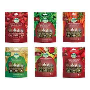 Oxbow美国爱宝互动奖励草饼宠物营养兔子龙猫磨牙零食提草饼干