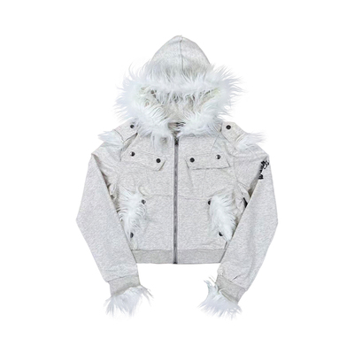 【免费试穿】街头朋克风短款外套