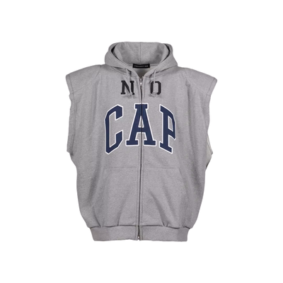 PROJECTGR美式垫肩无袖坎肩卫衣