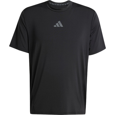 Adidas/阿迪达斯正品2025夏季款男士套头透气训练短袖JI8181