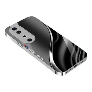 鎏金玻璃壳适用OPPOReno14手机壳新款简约Reno15c外壳不沾指纹reno15Pro高颜值Reno14Pro全包防摔手机套男款