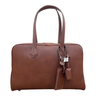 2025新款高奢TC皮牛皮维多利亚大容量波士顿通勤手提单肩包腋下包