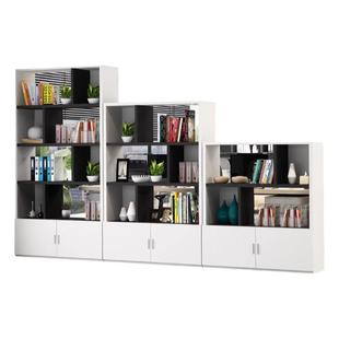 木质办公室隔断柜文件柜双面书柜资料柜矮柜储物柜简约展示柜落地