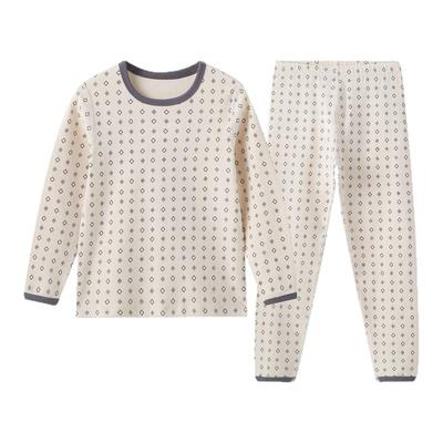 天使豆男童纯棉秋衣秋裤套装薄款