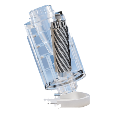 得力VA10大口径电动削笔机替芯刀架转笔刀替换刀片替换芯铅笔刀配件配套VA10卷笔(本色)