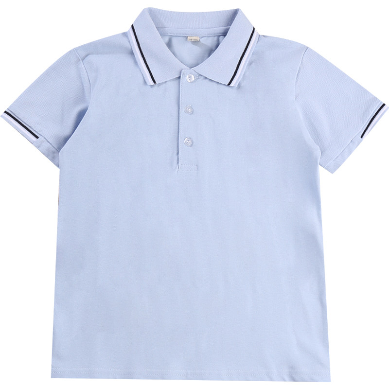 儿童校服短袖polo衫男女童夏季