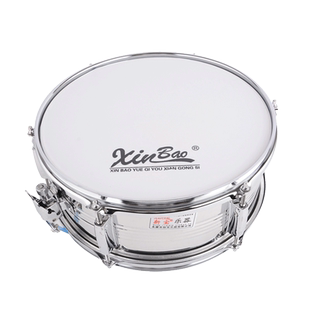 新宝小军鼓13/14英寸军鼓乐器背架小队鼓不锈钢乐器鼓专业演奏型