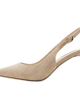 【商场同款】Nine West/玖熙高跟凉鞋女细跟尖头后空高跟鞋单鞋