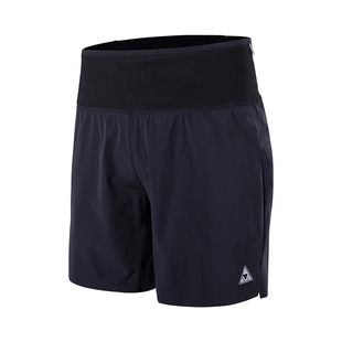 速力达勇胜马拉松短裤男运动越野跑四分速干带内衬防水口袋透气