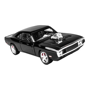 大号道奇战马合金车模型仿真轿车赛车儿童声光玩具车收藏摆件礼物