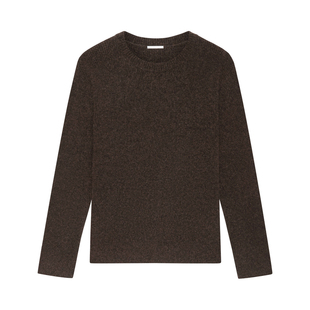 nice rice好饭 25冬季新品绵羊毛混纺圆领羊羔绒毛衣男NHD05022