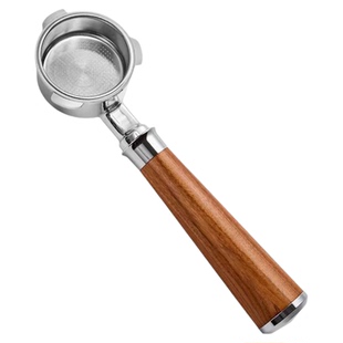 柏翠/Derlla/东菱/意式咖啡机无底手柄51mm双杯双嘴有底手柄通用