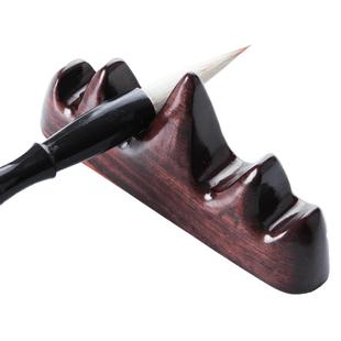 六品堂笔搁笔架笔山书法用具笔挂实木架子创意笔架文房四宝摆件笔托学生放毛笔的红木小笔搁小笔山日式笔台