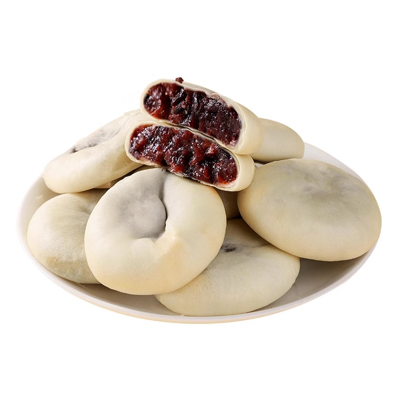 血糯米红豆山药饼无蔗糖零食正品
