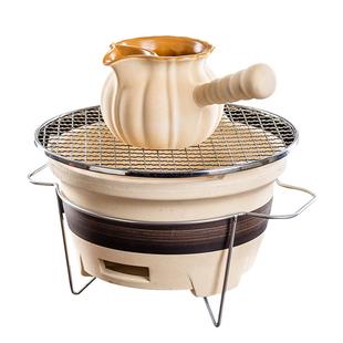 容山堂粗陶陶罐煮茶壶煮茶器烤奶茶罐家用煮茶炉炭炉围炉煮茶茶壶