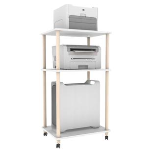 办公打印机置物架双层电脑主机收纳架打印机架台式主机托架机箱架