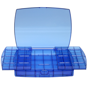 双层抽拉眼镜鼻托螺丝盒螺钉鼻托螺帽无框眼镜垫片盖帽配件螺丝盒