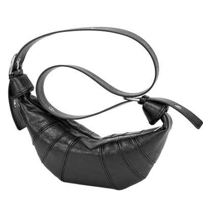 2026新款男士皮质牛角包小包