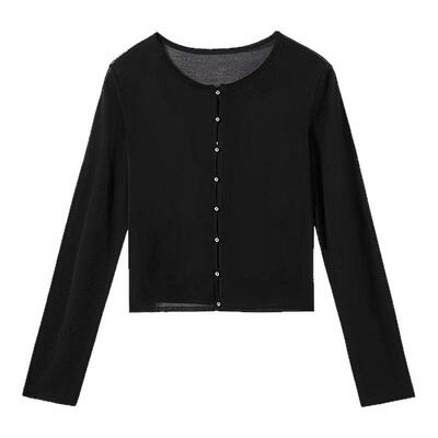 朗姿欧洲EiLEEN ELITEE三醋酸天丝长袖针织开衫2025年夏季新款女