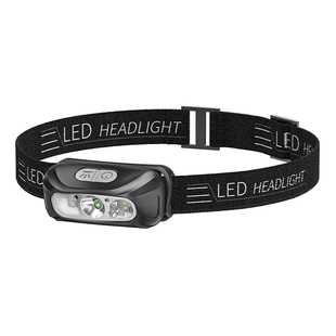 LED头灯超亮可充电头戴式强光感应手电筒小型便携夜钓鱼灯长续航