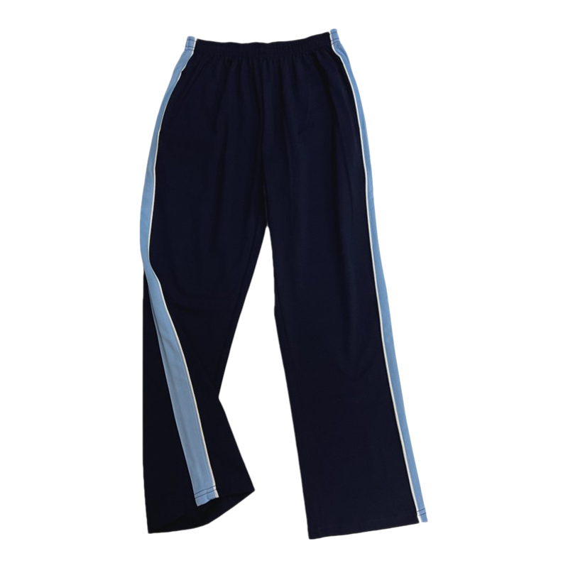 定制藏青全棉春中小学生校服裤